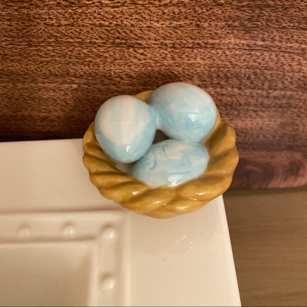 Nora Fleming Robin’s Egg Blue Bird Nest
